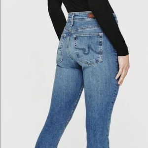AG Farrah high rise skinny ankle denim jeans